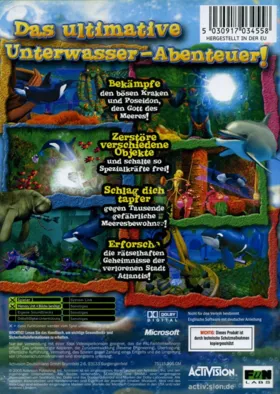 SeaWorld Adventure Parks Shamus Deep Sea Adventures (USA) box cover back